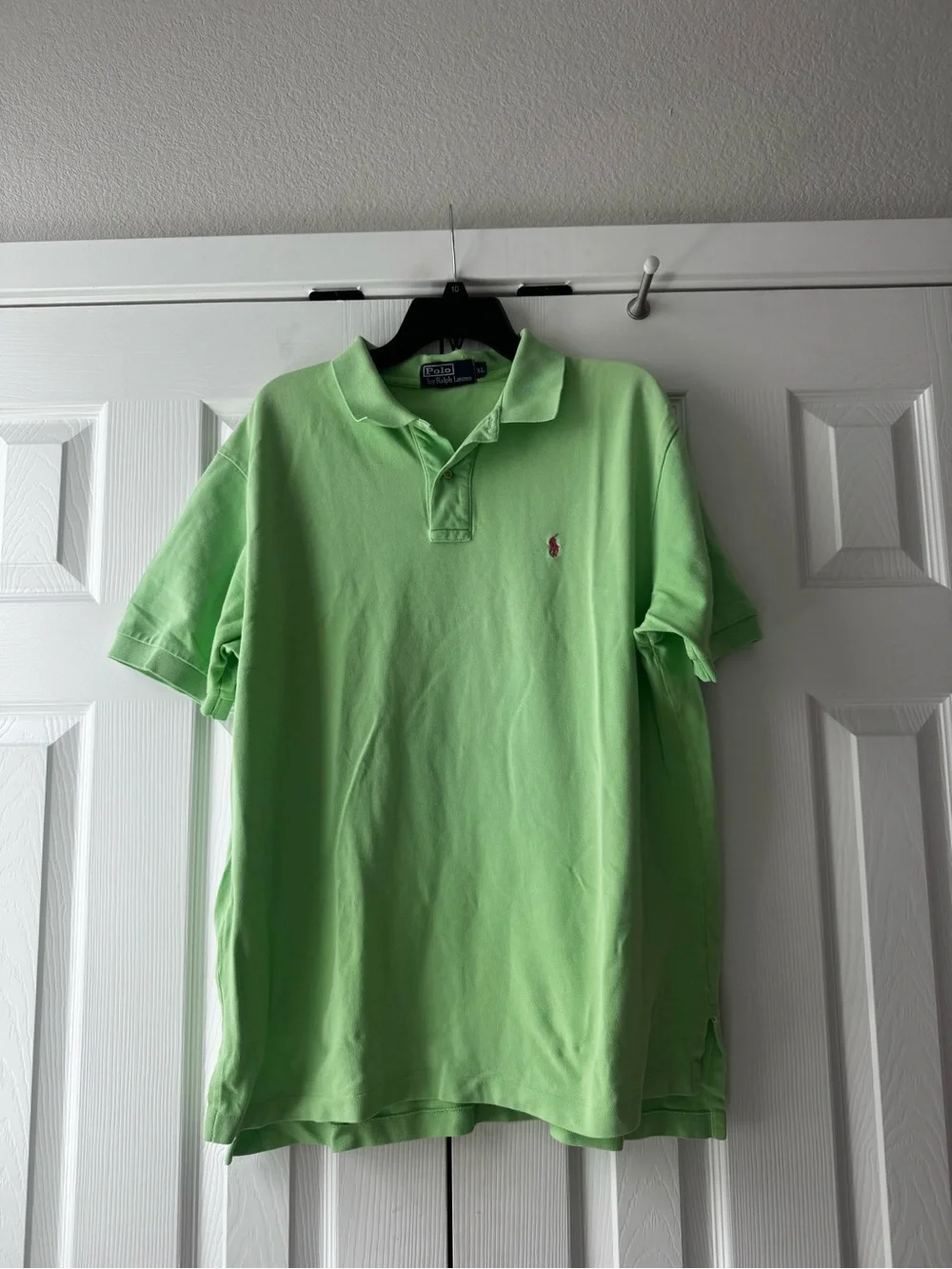 Ralph Lauren Polo Short-Sleeve Cotton Polo in Light Green